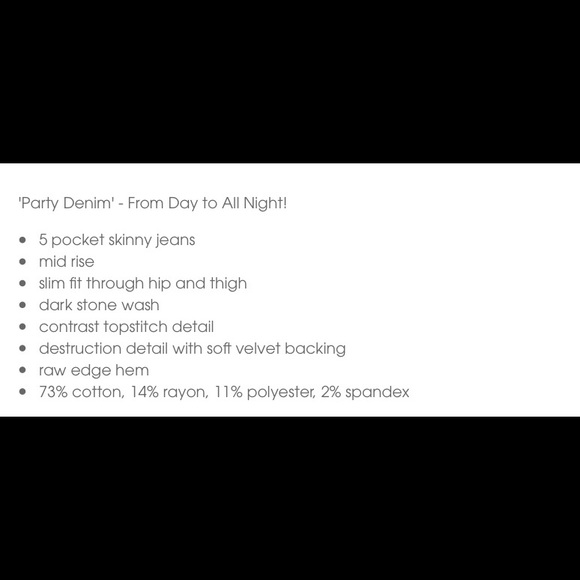 BNWOT bootlegger skinny jeans - Picture 8 of 8